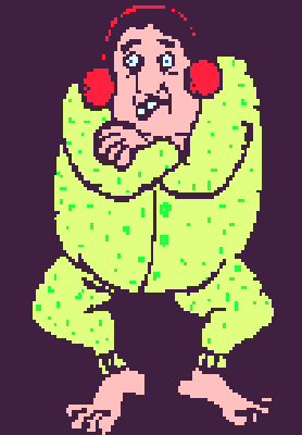 Chory mężczyzna ma dreszcze